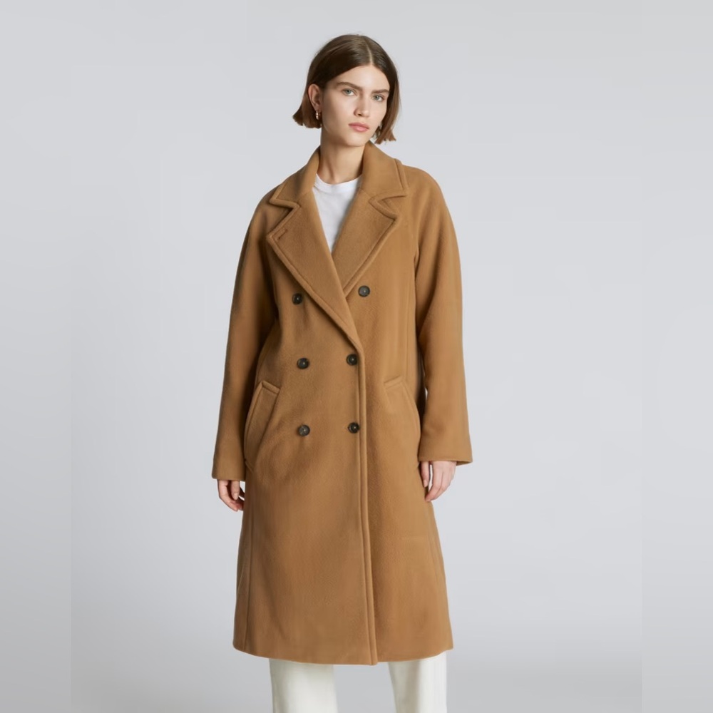 Everlane The Italian ReWool® Long Peacoat